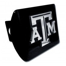 NCAA Licensed Texas A&M Aggies Chrome Metal Auto Emblem Matte "ATM" 