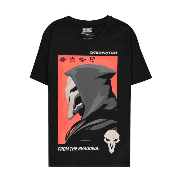 Overwatch Reaper Gaming T Shirt Noir 