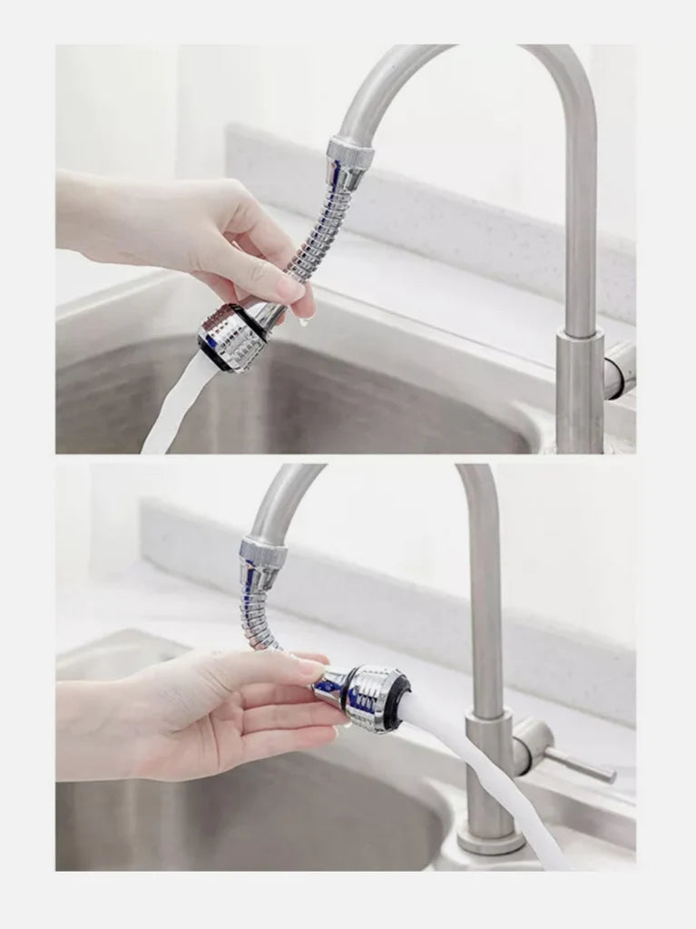 Faucet Connector Kitchen Water Tap Extension 360° Swivel Nozzle Attachment AU