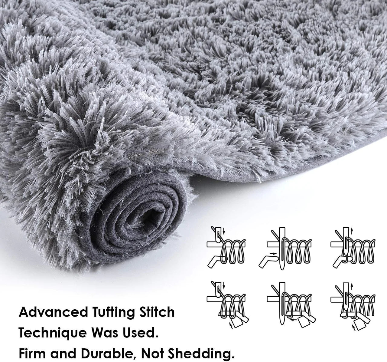 180x270cm Floor Rugs Fluffy Area Carpet Shaggy Large Pads Living Room Bedroom AU