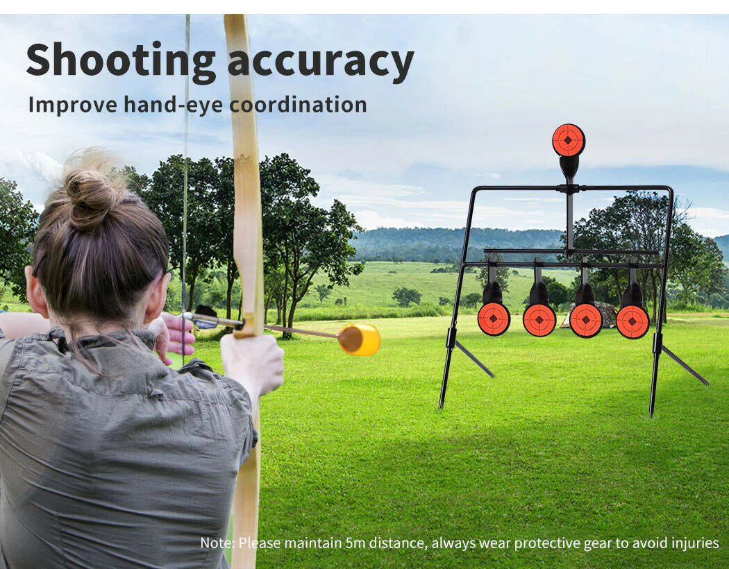 Centra Shooting Target Metal Splatter Archery Resetting Air Riffle Gun Game 5MM