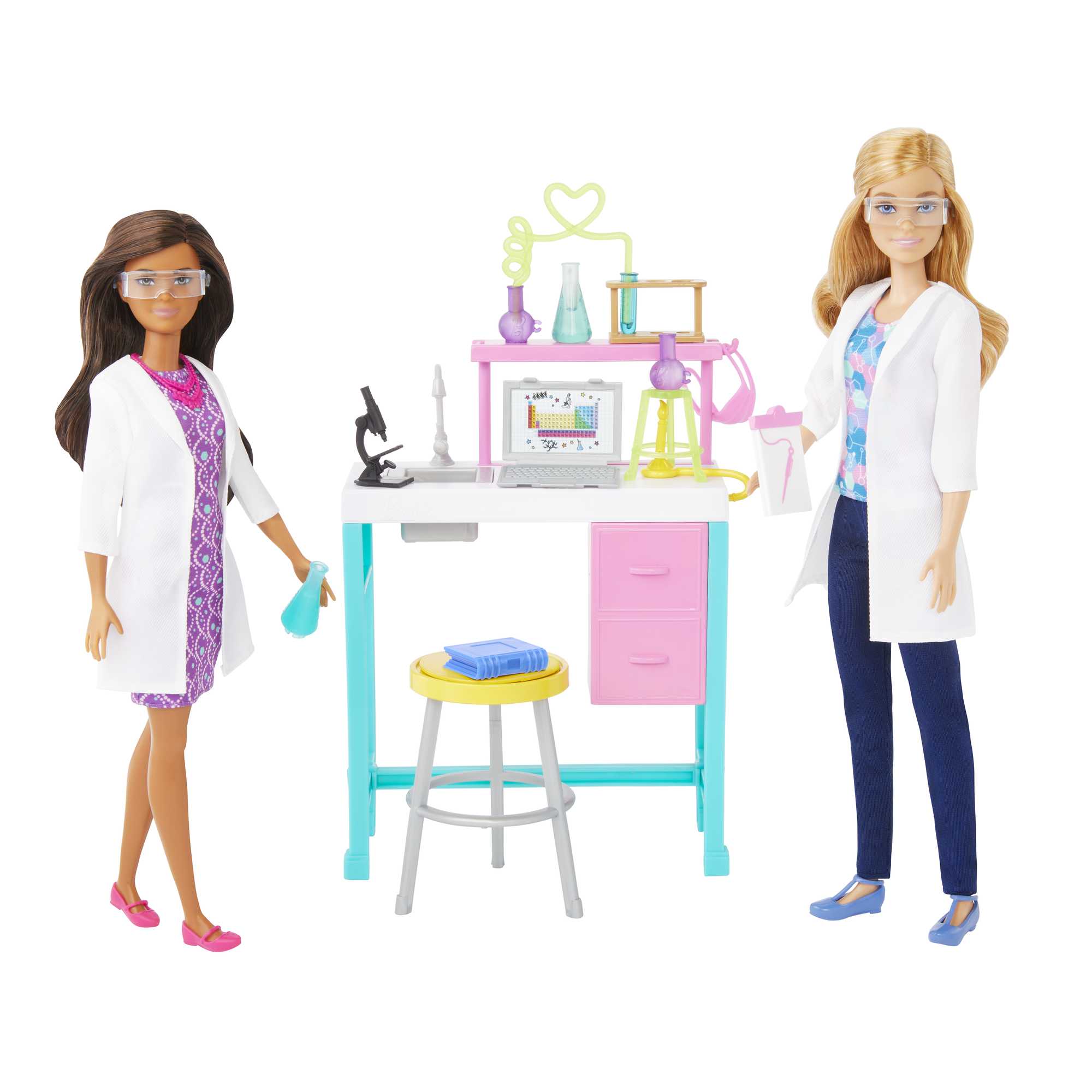 Bosque en términos de esculpir Barbie Doll & Accessories | Scientist Dolls and Lab Playset | MATTEL