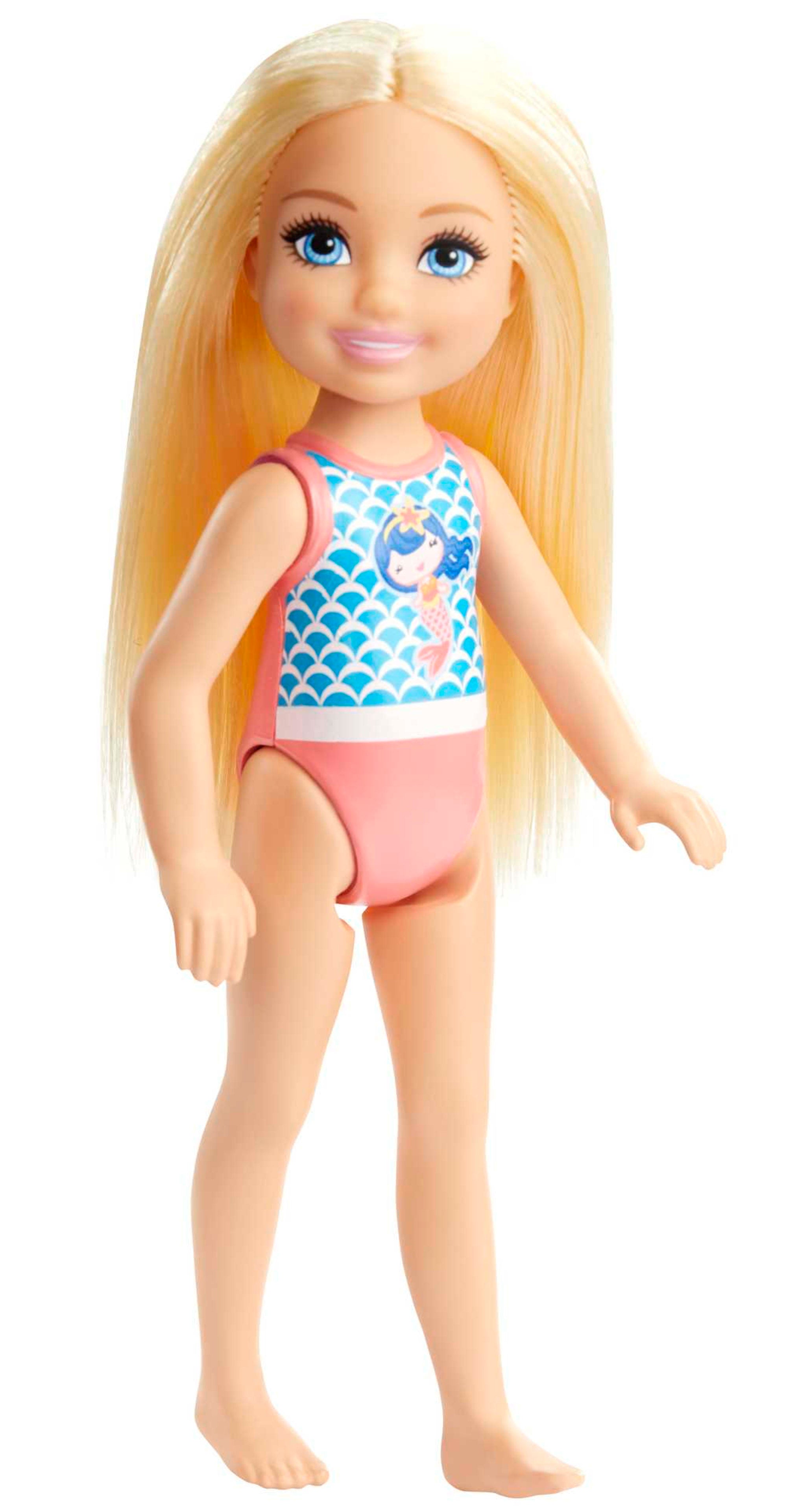 Sicilië Op en neer gaan liefde Barbie Club Chelsea Beach Doll, 6-Inch Blonde GHV55 | Mattel