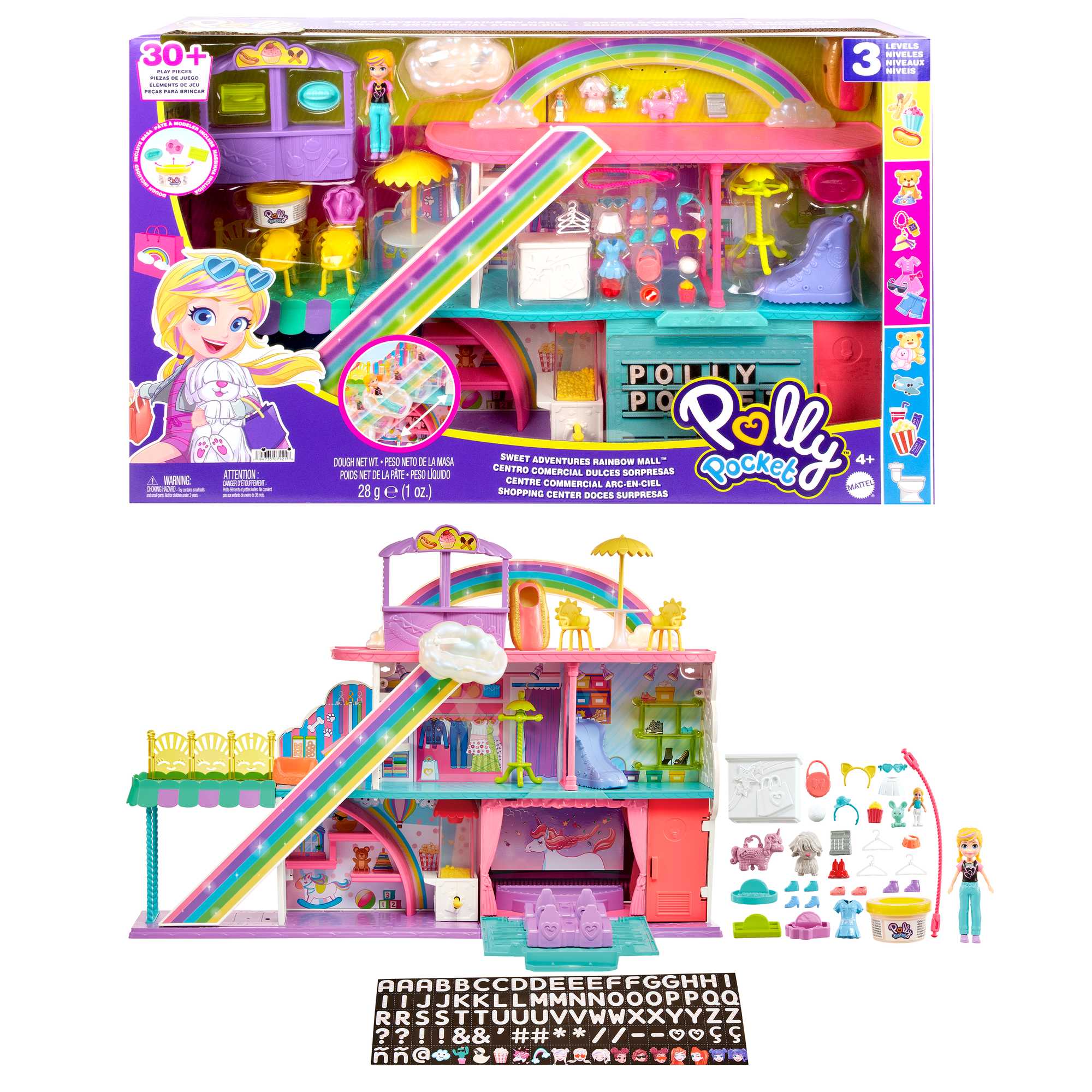 Pocket Sweet Adventures Rainbow Mall | Mattel