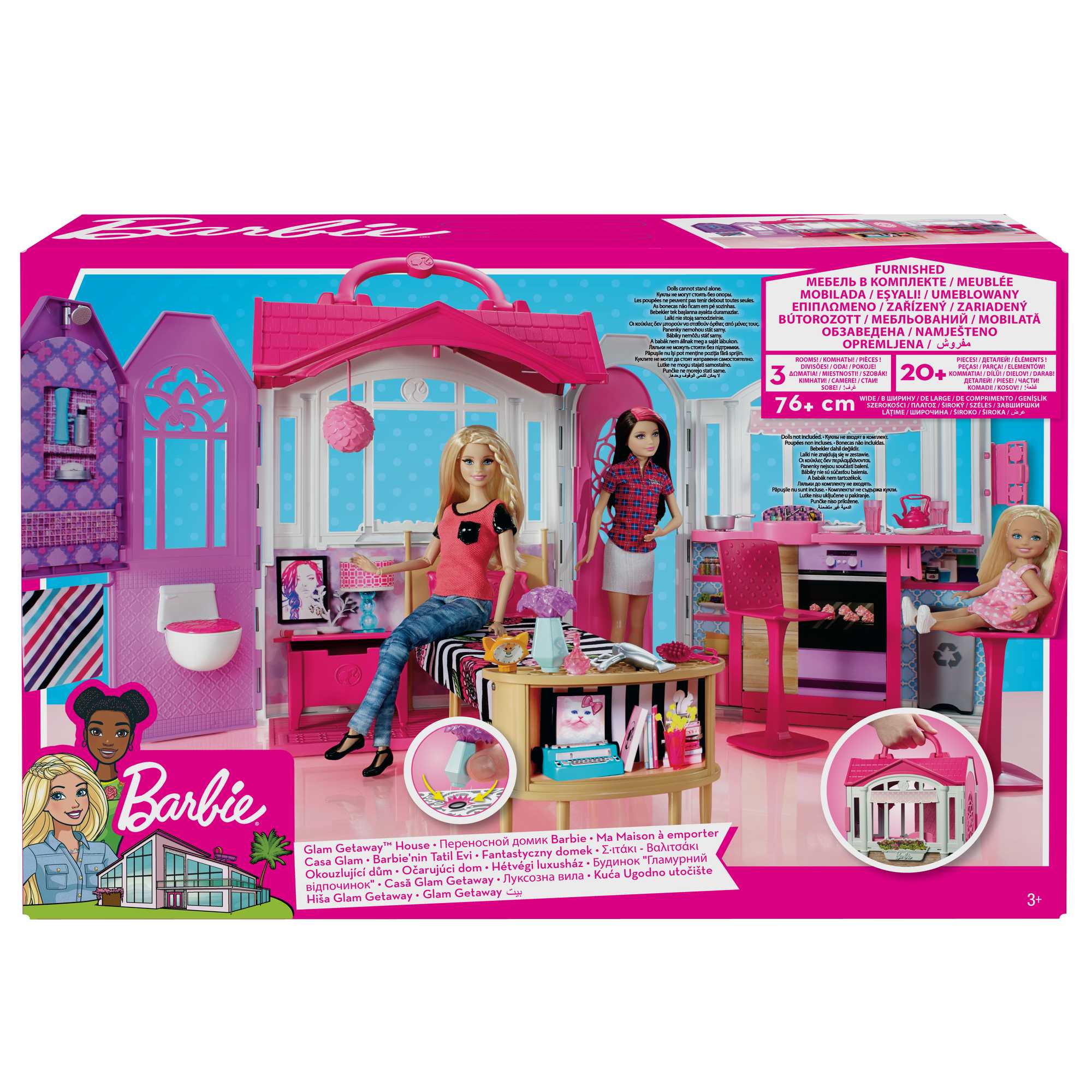 vlotter Potentieel Lauw Barbie Glam Getaway House | Mattel