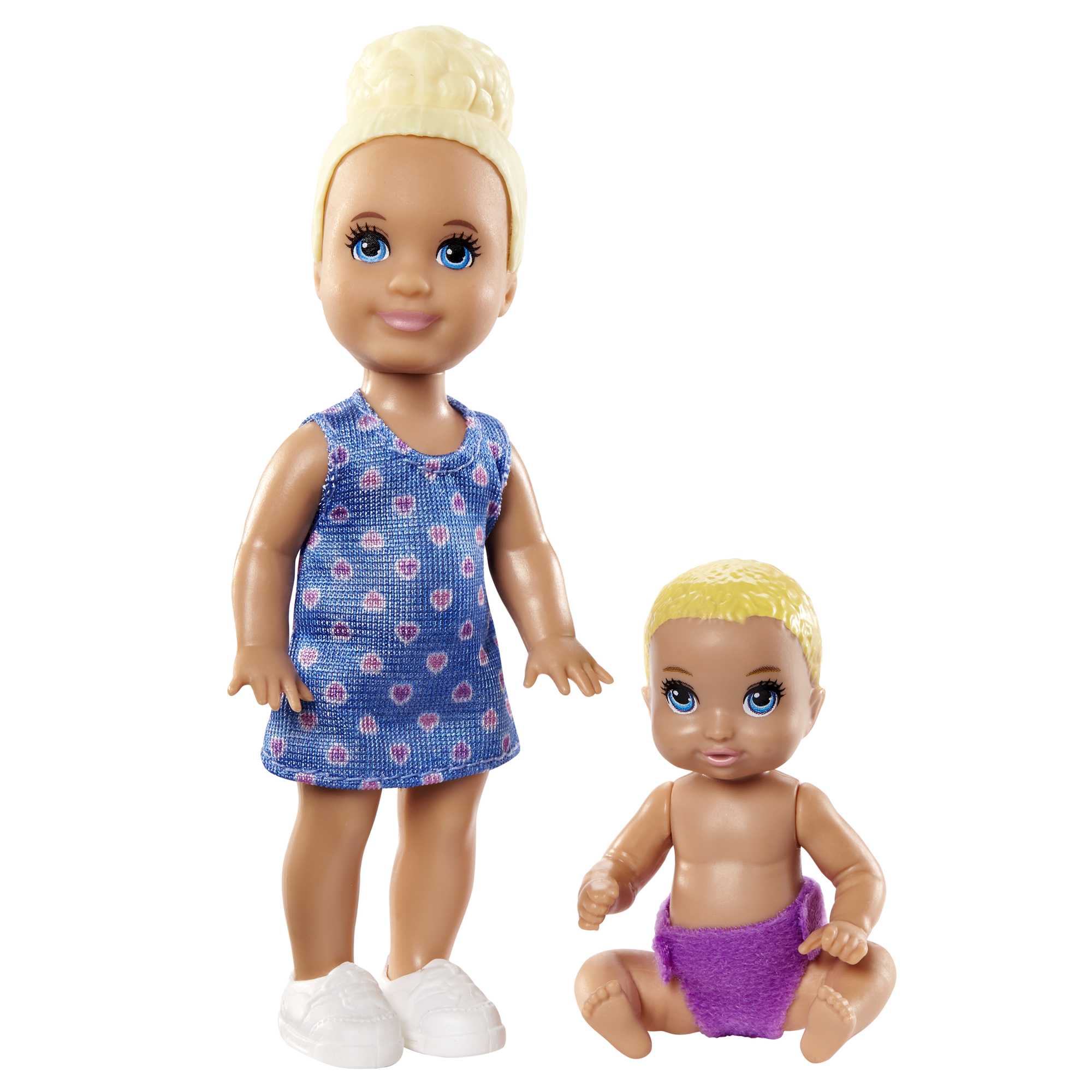 ontploffing Bezwaar pauze Barbie Siblings Pack - Blue Skirt & Blonde Baby | Mattel