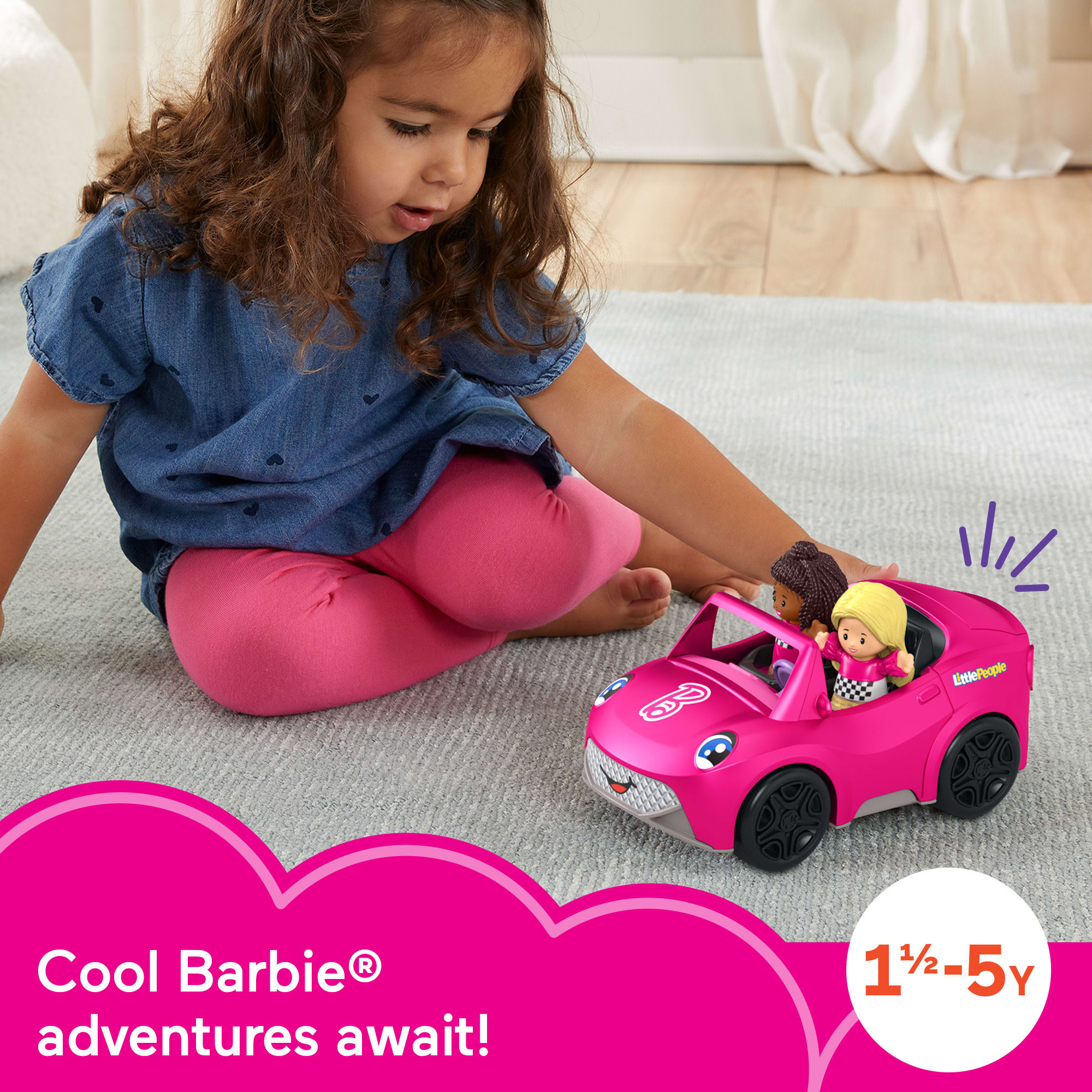Barbie Convertible by People Toddler Mattel