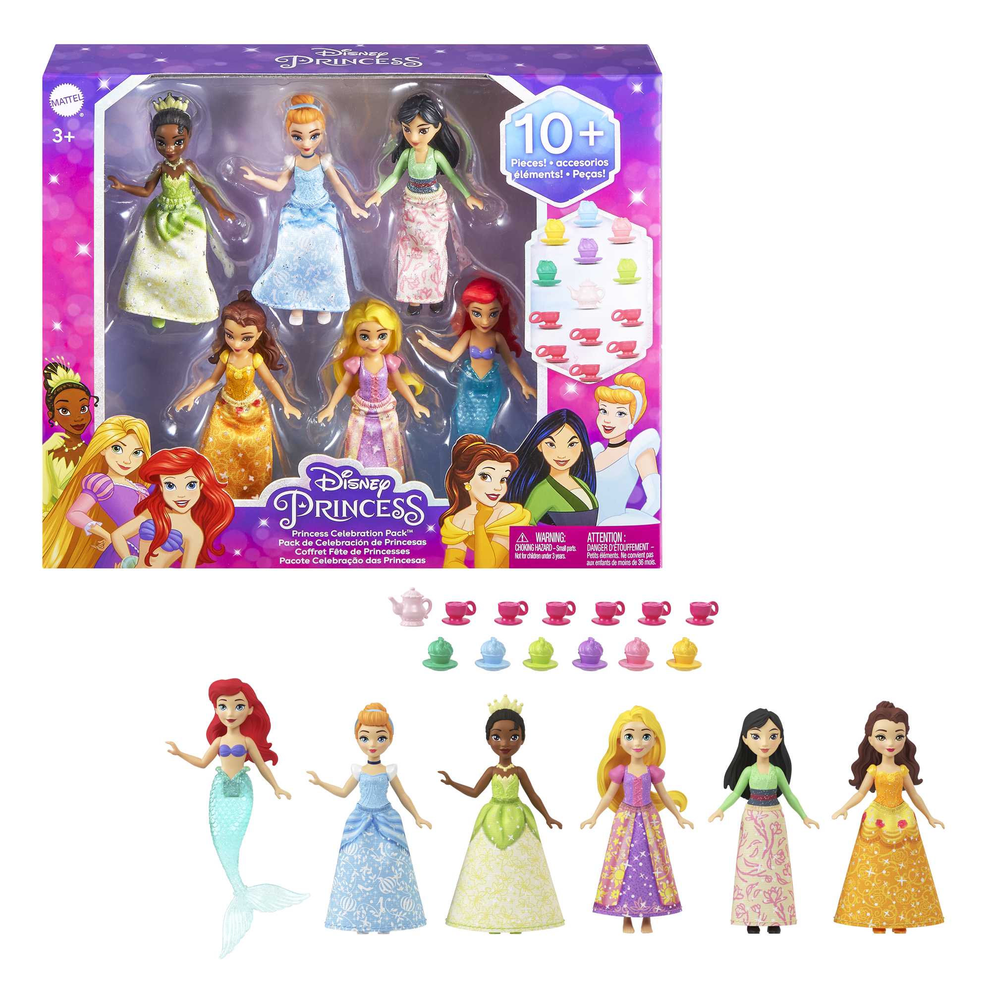 Aeródromo aniversario Obligar Disney Princess Princess Celebration Pack | Mattel