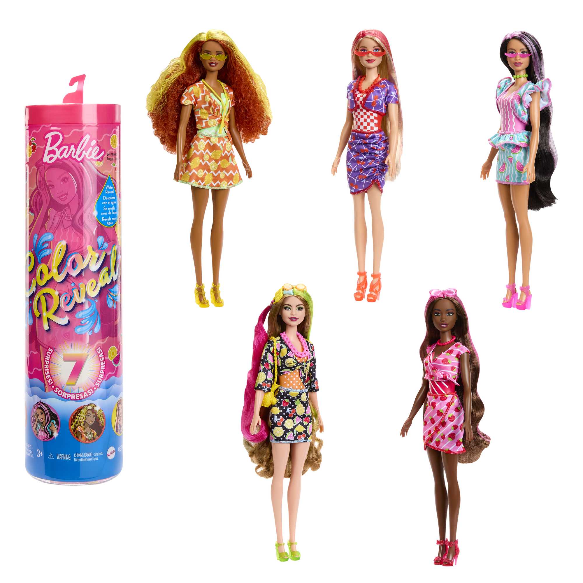 Barbie Color Reveal Doll (Assorted; Styles Vary) by Mattel