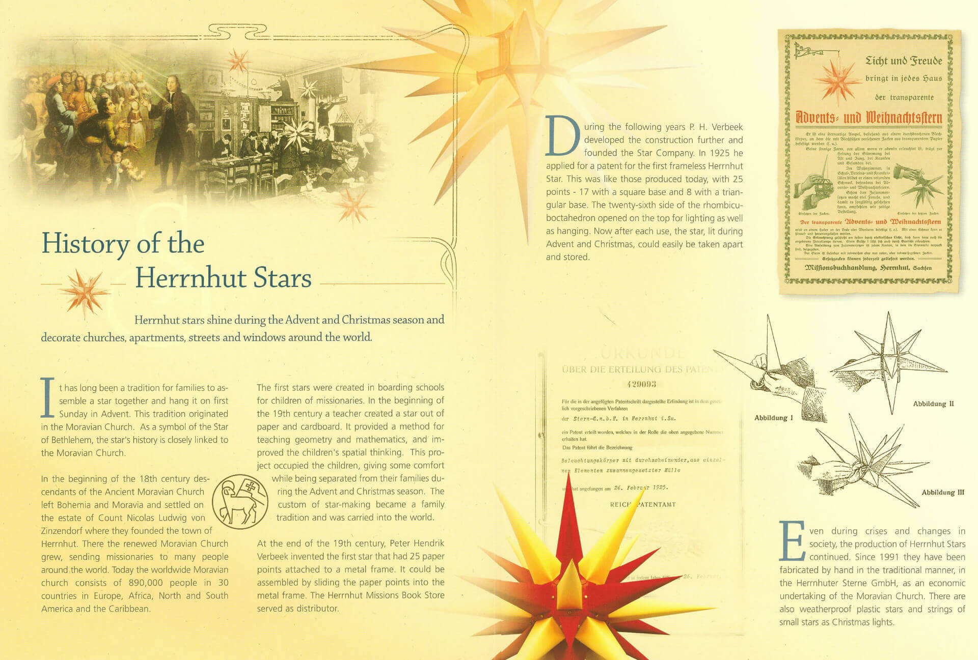 History of Herrnhut Stars