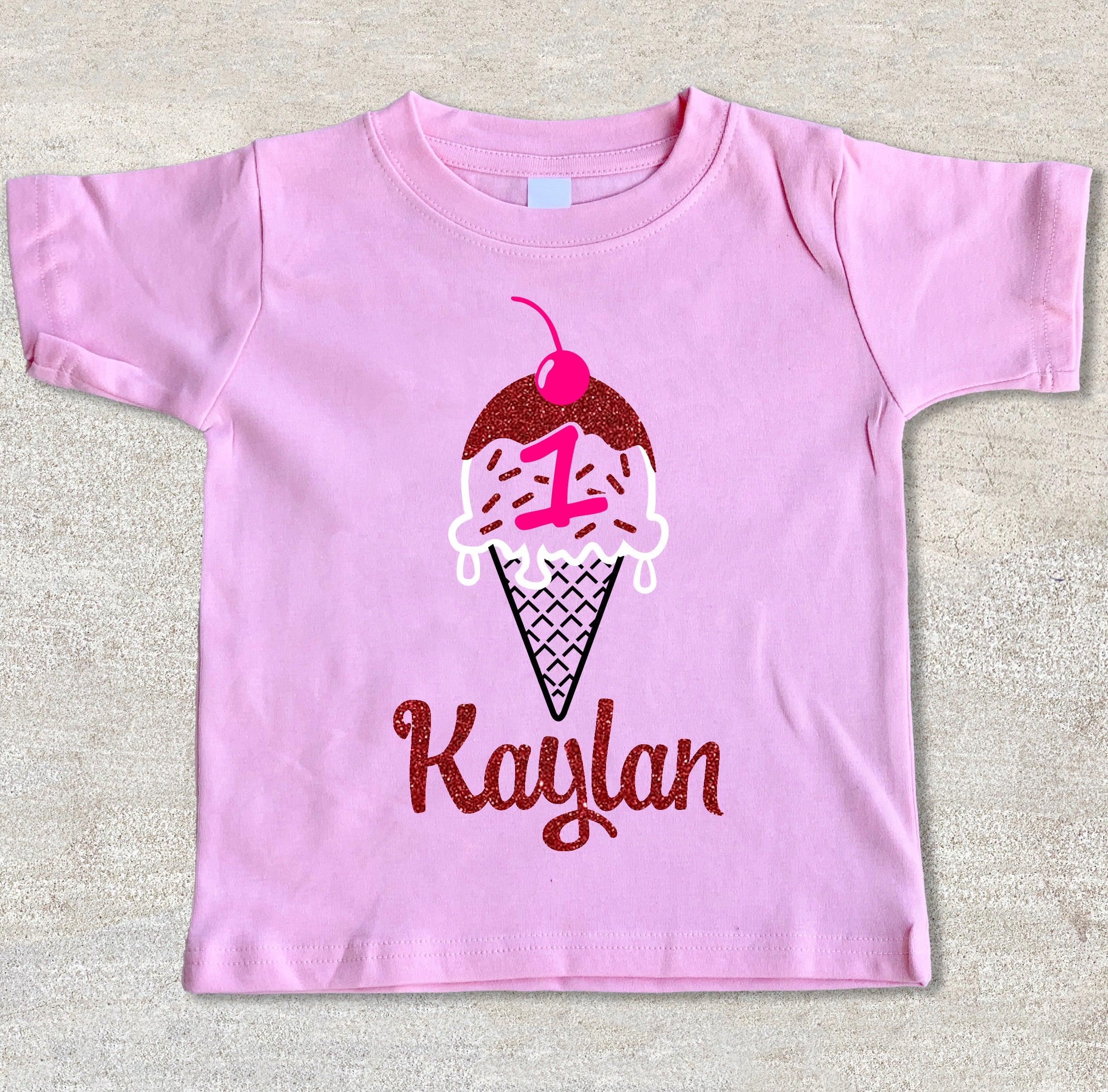 ice cream birthday shirt