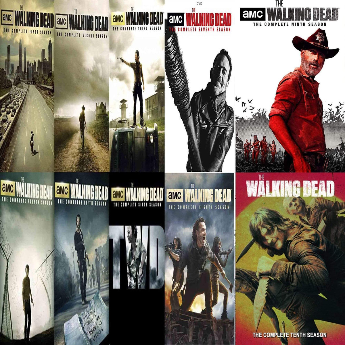 Agrarisch inleveren Bezem The Walking Dead TV Series Seasons 1-10 DVD Set – LA Movie Store