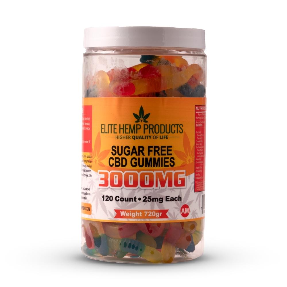 CBD Sugar Free Gummies x3000 \u2013 elitehempproducts