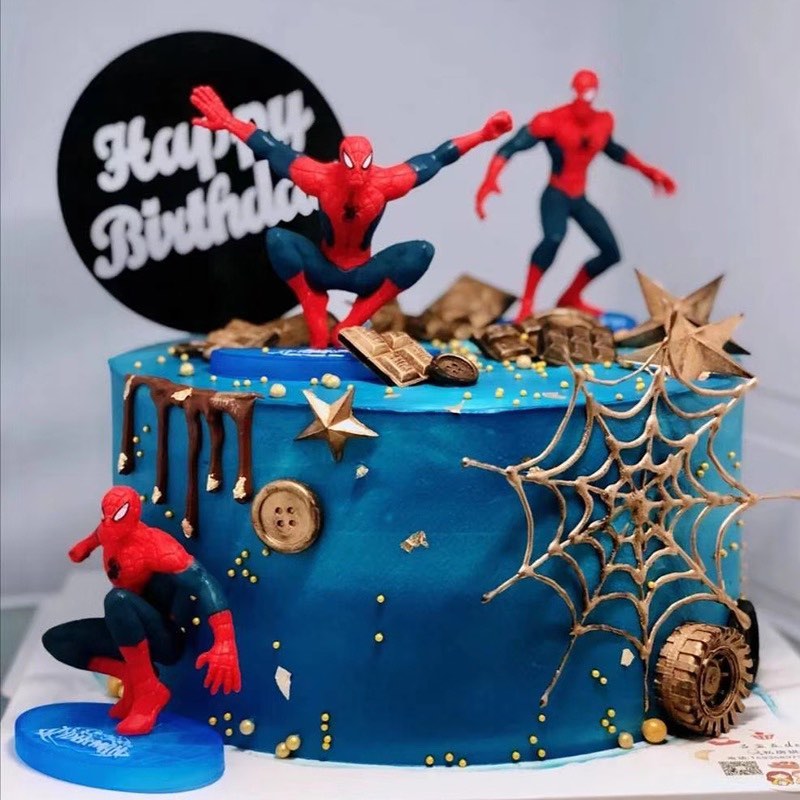 spiderman cake topper