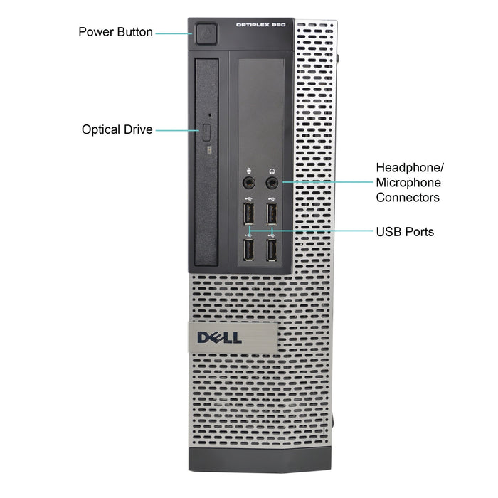 Dell Optiplex 990 SFF - I5 2500 - 4GB DDR3 - 250GB HDD - C Grade Computer