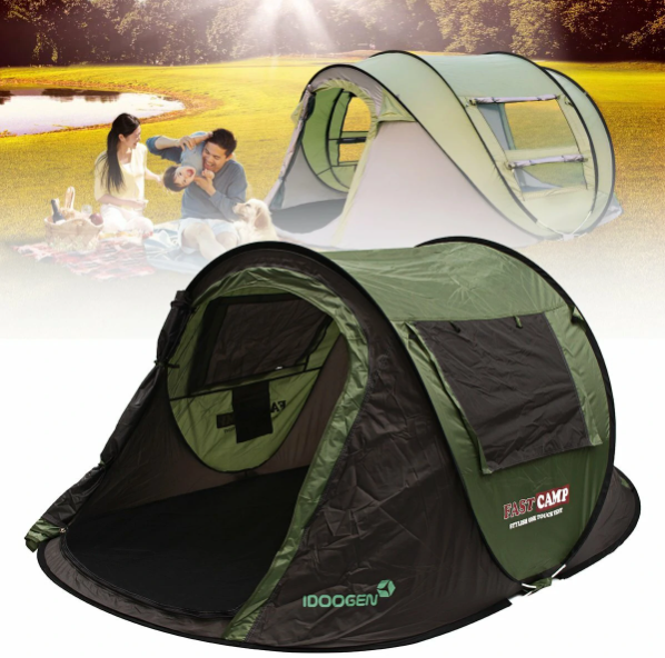 5-8 Persons Automatic Open Pop Up Tent Portable Waterproof Camping Outdoor UK 