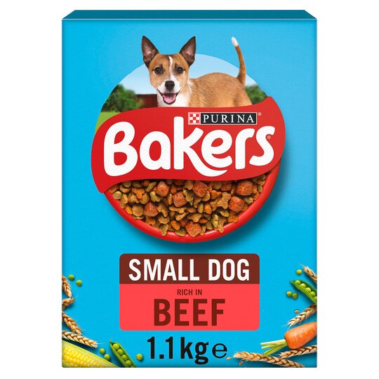 bakers small dog beef