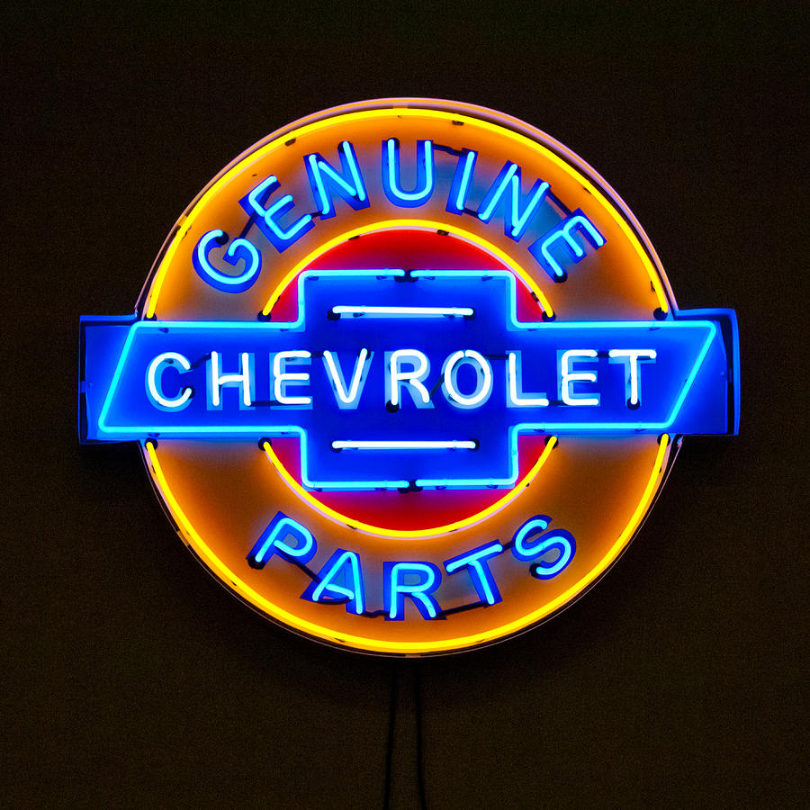 chevy light up sign