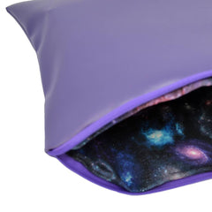 Purple Clutch Bag-Space Lining