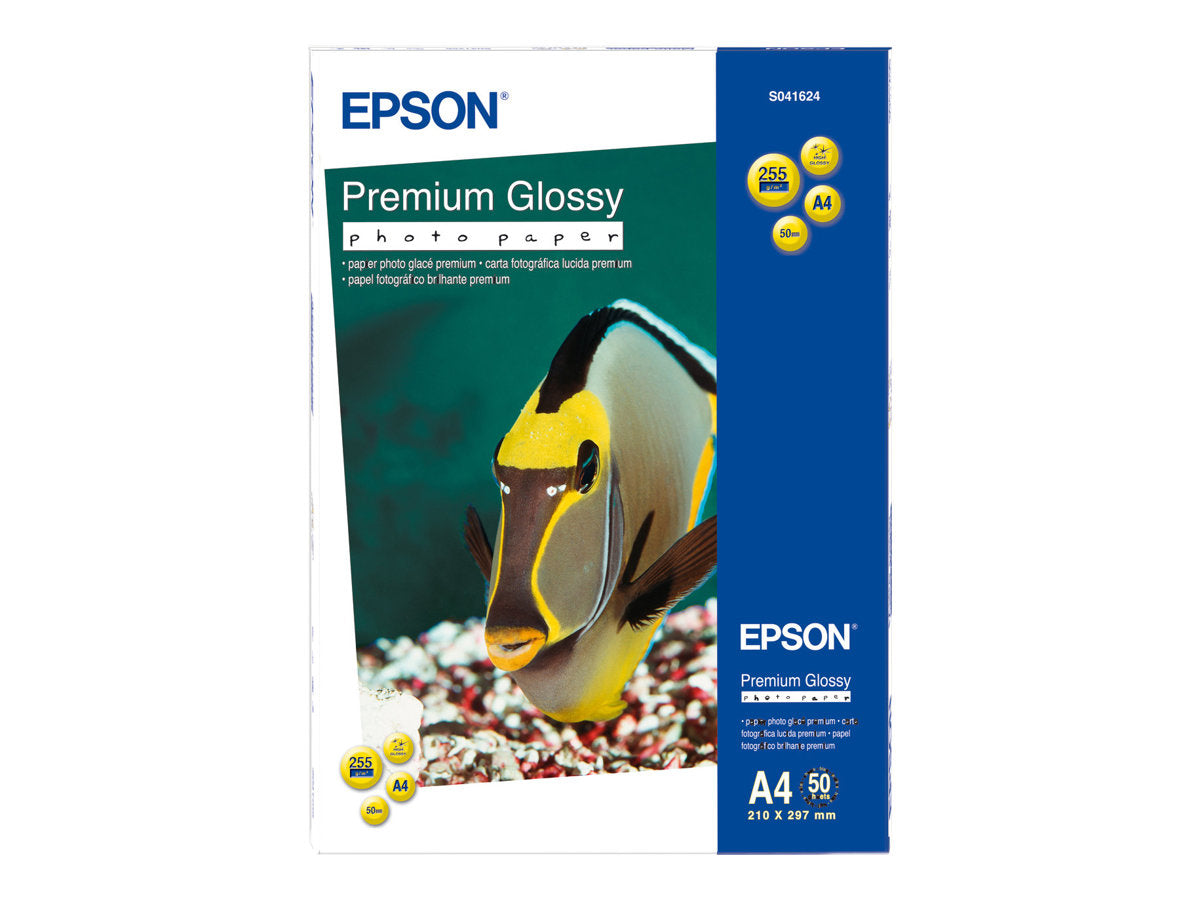 EPSON Premium glossy photo inktjet 225g/m2 A4 50 sheets 1-pack – hedo computers