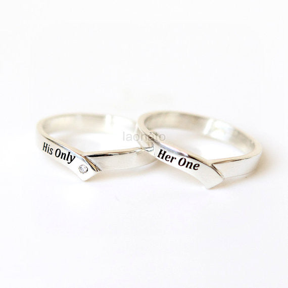 personalized engraved rings for couples