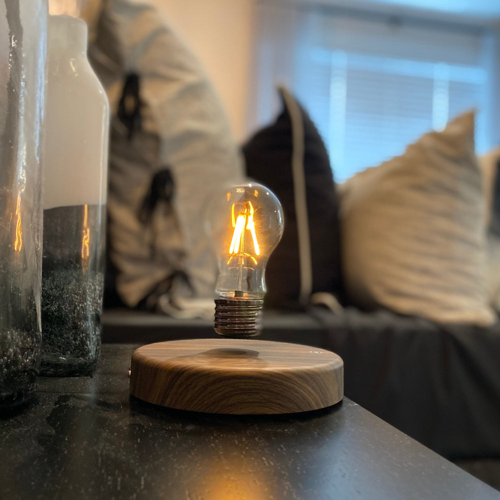 volta levitating light bulb