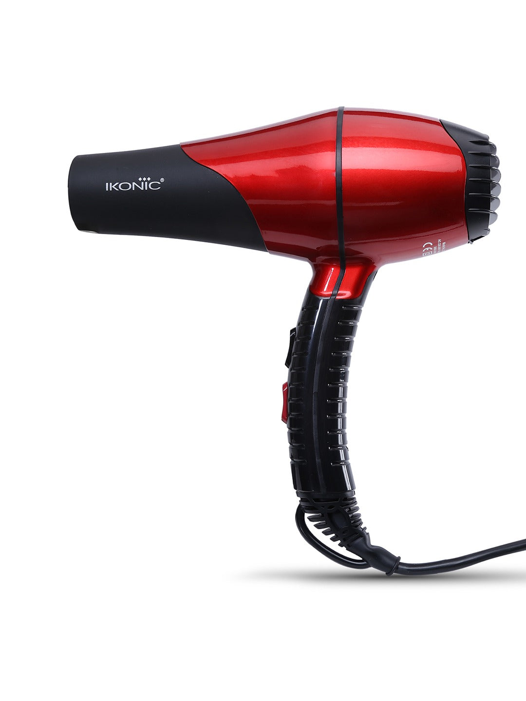 Ikonic PRO 2200 Red & Black Hair Dryer to blow dry hair – Cloud Sell Online
