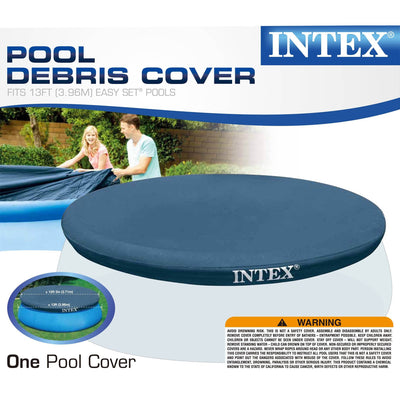 Intex 13'x12" Easy Set Above Ground PVC Vinyl Pool Cover (Open Box) (2 Pack)