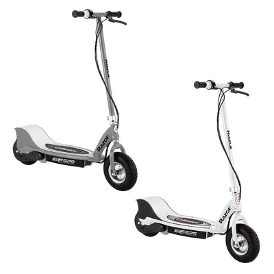 Razor E325 Electric Battery Motorized Ride On Kids Scooters, 1 White & 1 Silver