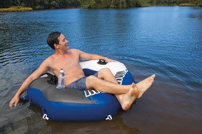 Intex River Run Connect Lounge Floating Water Tube 58854EP (Open Box) (4 Pack)