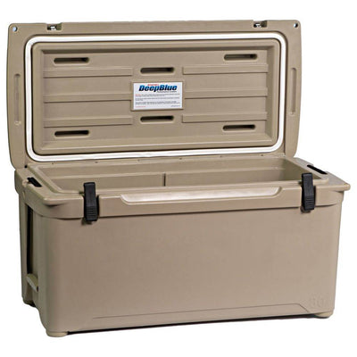 Engel 80 High Performance 18.5 Gallon 75 Can Roto Molded Ice Cooler, Tan(4 Pack)