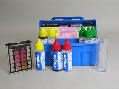 Taylor K-1004 Safety Plus Swimming Pool Chlorine Bromine Test Kit (3 Pack)