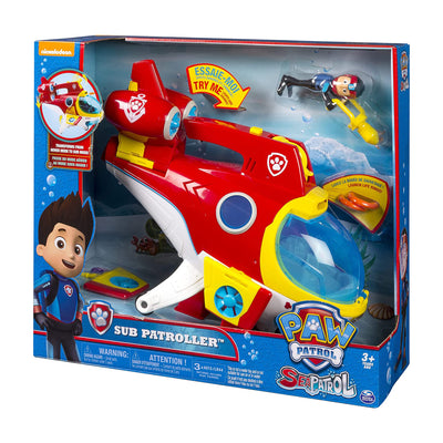 Paw Patrol Sub Patroller Transforming w/ Lights, Sounds, & Launcher (Used)