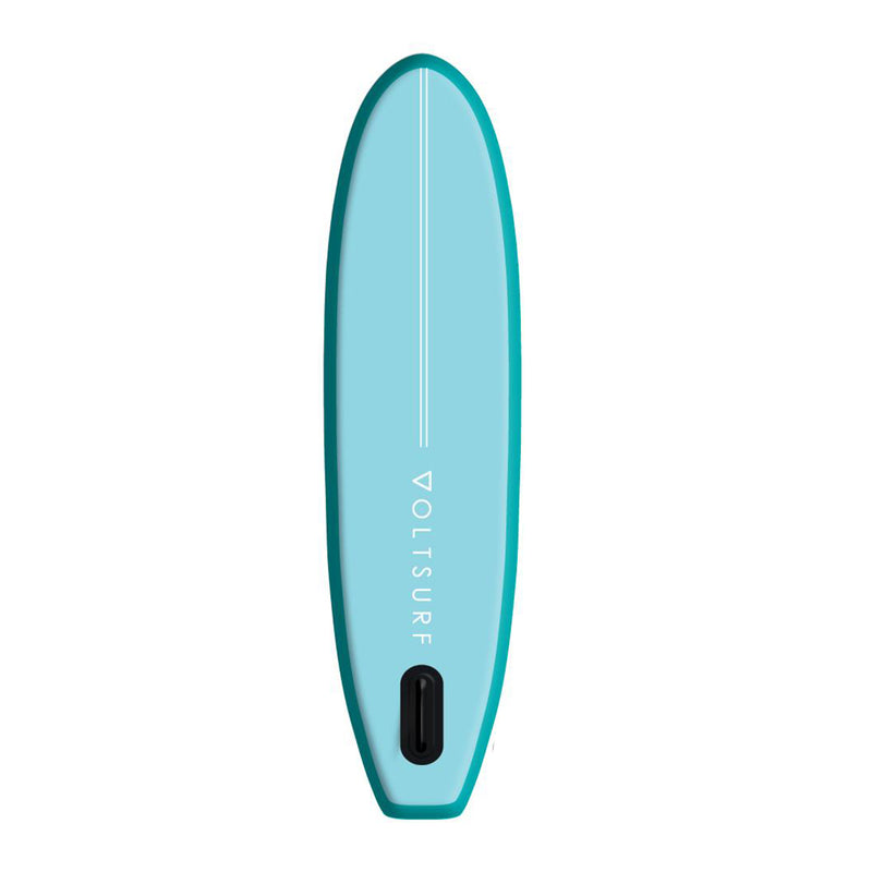 VoltSurf 10 Foot Class Act Inflatable Stand Up Paddle Board Kit, Turquoise Rail