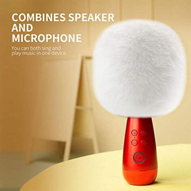 CALF Bluetooth Wireless Handheld Karaoke Audio Microphone and Speaker (Open Box)