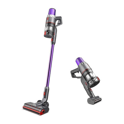 JASHEN Cordless Rechargeable 350W Vacuum Cleaner w/ Screen, Purple (Open Box)