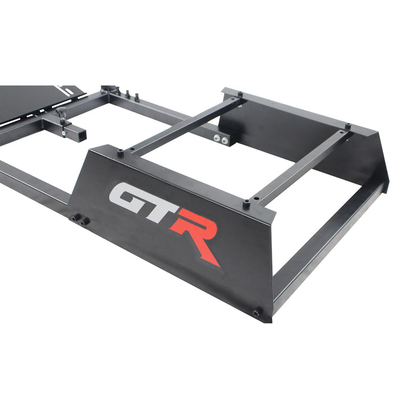 GTR Simulator Racing Gaming Cockpit w/Simulation Gaming Chair, Midnight Black