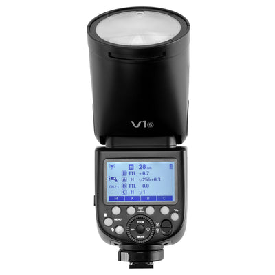 Godox V1-S TTL Lithium Ion Round Head Camera Light Flash for Sony ADI and P-TTL
