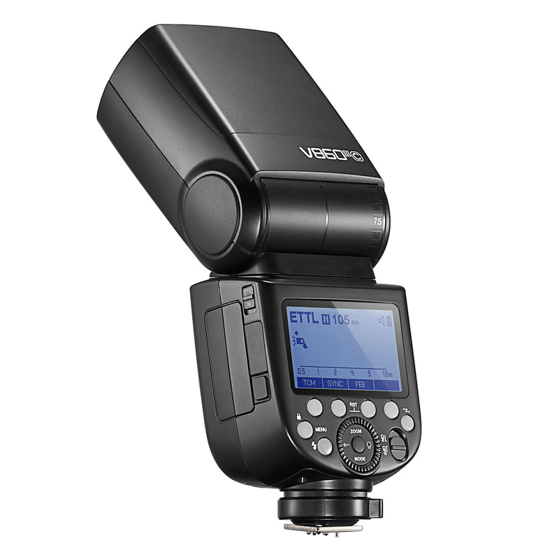 Godox V860IIIC Flash Speedlight Kit with Auto Focus Assist and High-Speed Sync