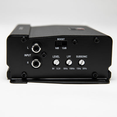 MB Quart Marine Powersports Nautic 1 Channel 400 Watt Class D Amplifier, Black