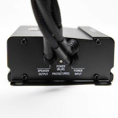 MB Quart Marine Powersports Nautic 1 Channel 400 Watt Class D Amplifier, Black