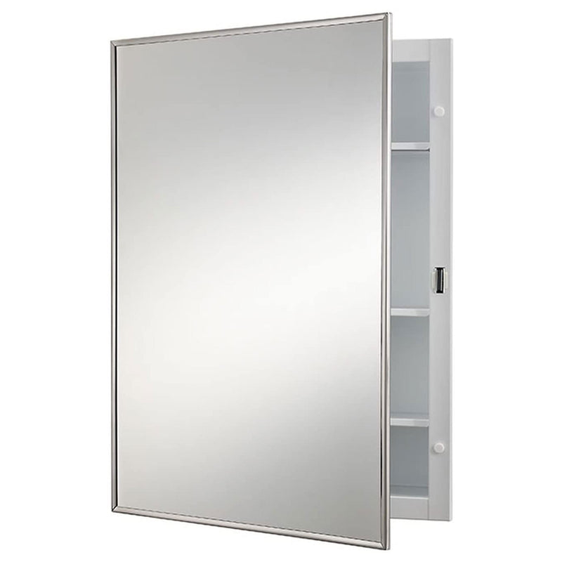Jensen 16.12 Inch x 22.18in Mirrored Recessed Wall Medicine Cabinet (Open Box)