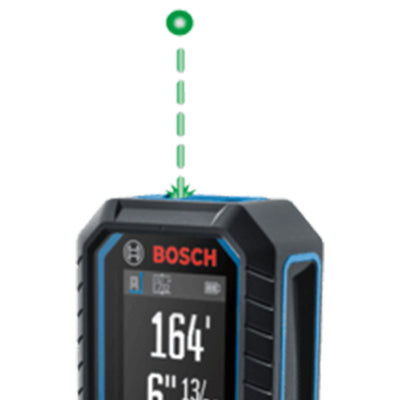 Bosch GLM165-25G BLAZE Green Beam 165 Foot Laser Measure with Rounding Button