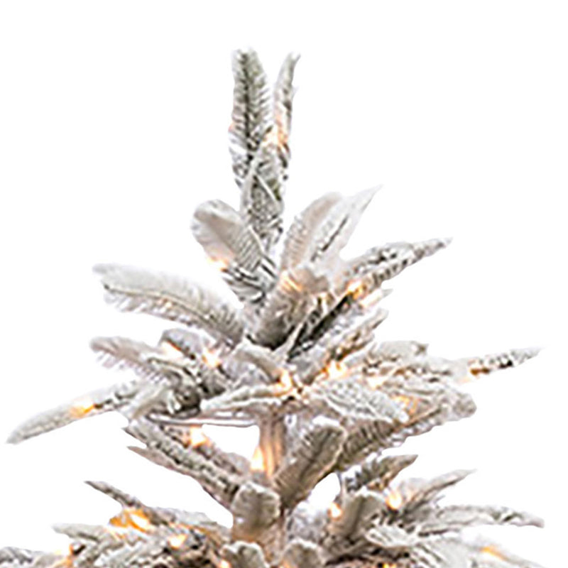 Puleo International 7.5 Foot Pre-lit Christmas Tree w/ 700 Clear Lights (Used)