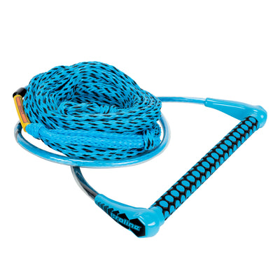 Connelly Proline 65 Foot Reflex Wakeboard Poly E Line Rope and Handle Set, Cyan