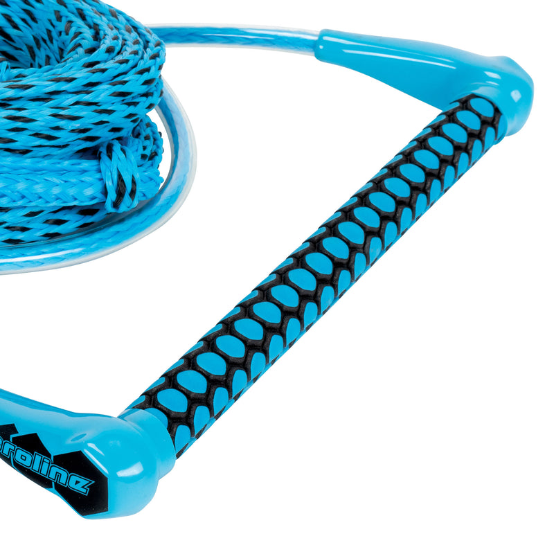 Connelly Proline 65 Foot Reflex Wakeboard Poly E Line Rope and Handle Set, Cyan