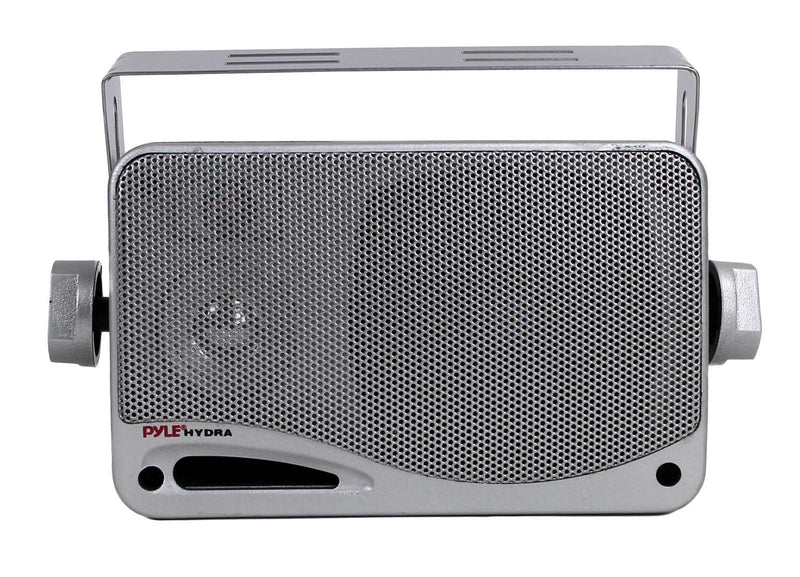 4) PYLE PLMR24S 3.5" 400 Watt Marine Audio Water Proof Mini-Box Speaker System