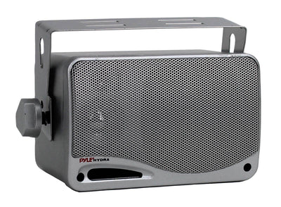 4) PYLE PLMR24S 3.5" 400 Watt Marine Audio Water Proof Mini-Box Speaker System