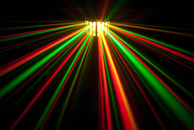 Chauvet DJ Mini Kinta IRC LED RGBW Multi-Color DMX Ambient Derby Light Effect