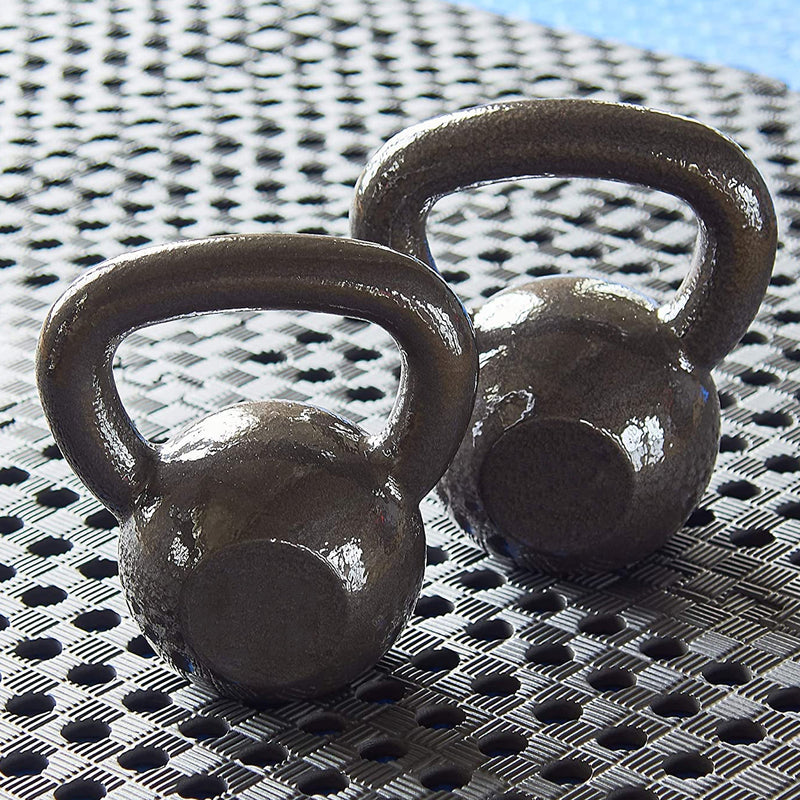 Everyday Essentials 45 Lb Full Body Exercise Strength Training Kettlebell Weight